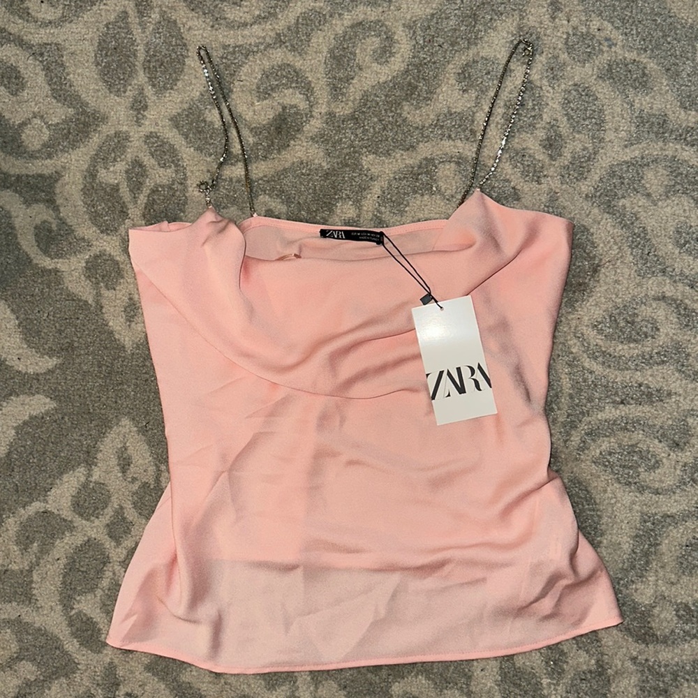 NWT Zara Pink Tank Top